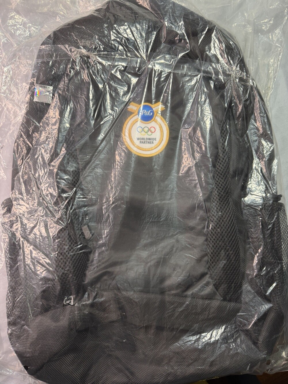P&G Team USA Olympic Partner Backpack Laptop Travel Bag Black Olympics Promo